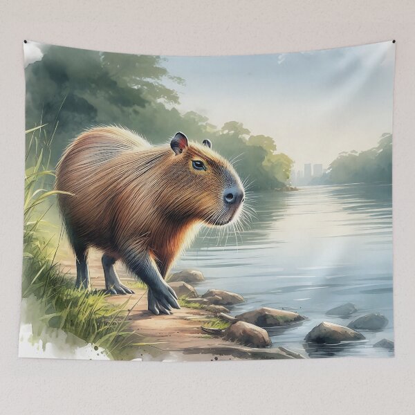 Item preview, Capybara Art #92 | Capybara Lovers designed and sold by ksgraphics222.