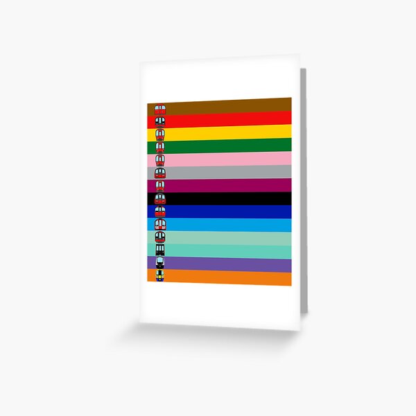 Item preview, London Subway Lines and Trains Retro designed and sold by Tocreate.