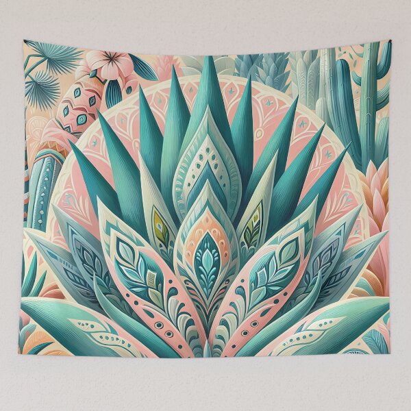 Item preview, Agave Plant Boho Graphic designed and sold by dulceguavashop.