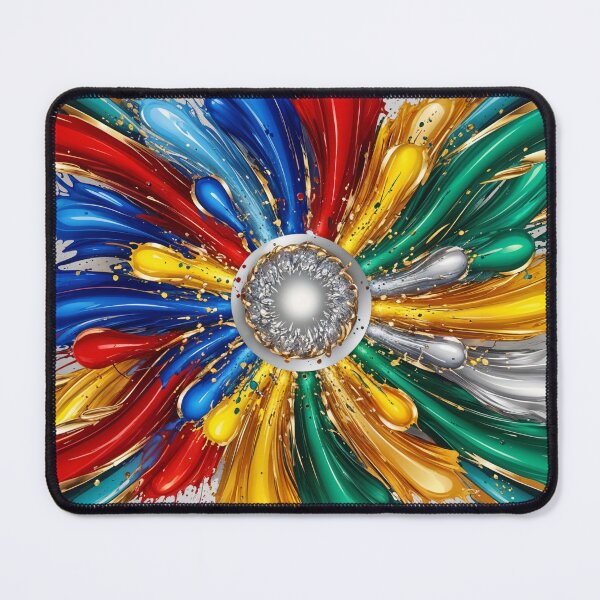 Item preview, Symphony of Radiant Splashes: A Vibrant Explosion of Art designed and sold by Bilikaru.