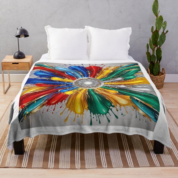 Item preview, Symphony of Radiant Splashes: A Vibrant Explosion of Art designed and sold by Bilikaru.