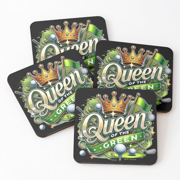 Item preview, Queen of the Green - Funny and Stylish Golf designed and sold by PawtopiaDesigns.