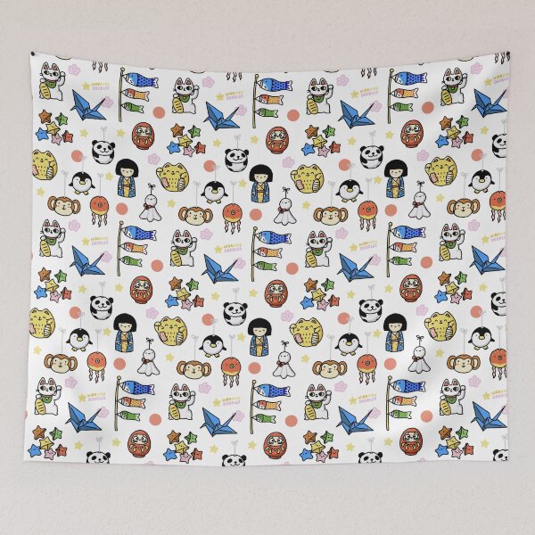 Item preview, Lucky Japan Doodle  designed and sold by KiraKiraDoodles.
