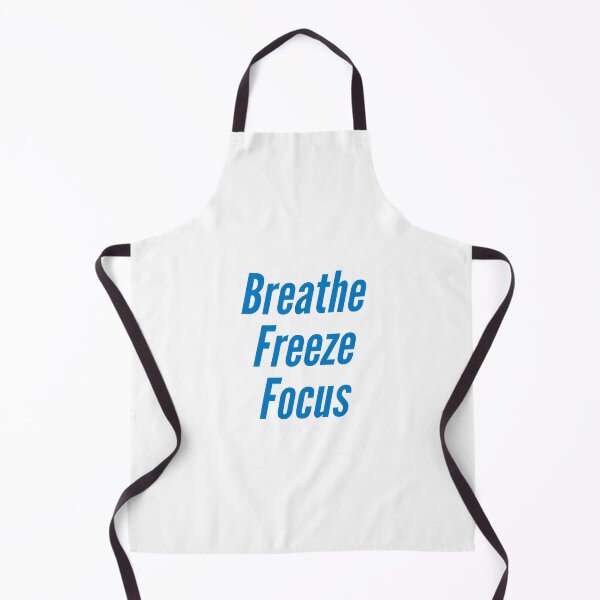 Item preview, Breathe, freeze and focus blue and white designed and sold by Thought2reality.