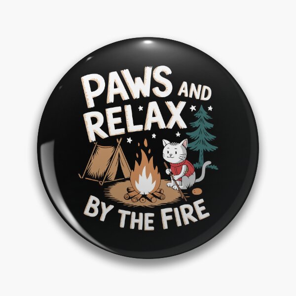Item preview, Paws and Relax by the Fire designed and sold by NewArtWave.