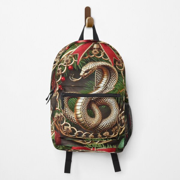 Item preview, Golden Snake Christmas Ornament designed and sold by Sadia Jannat.