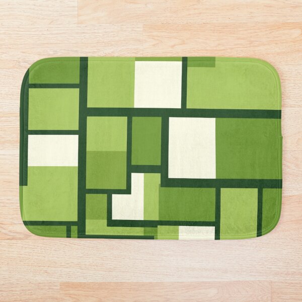 Item preview, Retro Green Squares designed and sold by Line Designs By Duck.