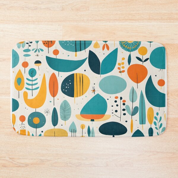 Item preview, Whimsical Modern Nature-Inspired Pattern designed and sold by GracePaigePlaza.