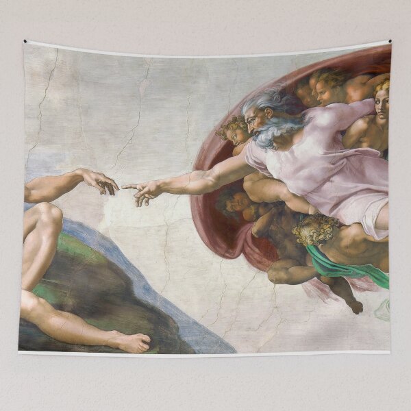 Item preview, The Creation of Adam by Artist Michelangelo designed and sold by stevepmp.