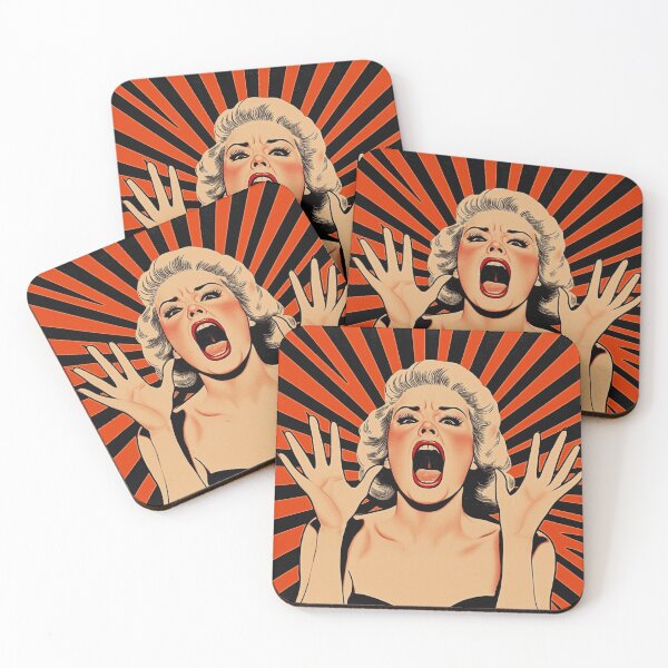 Item preview, Scream Queen Supreme.Vintage Screamfest designed and sold by Shoot-The-Moon.