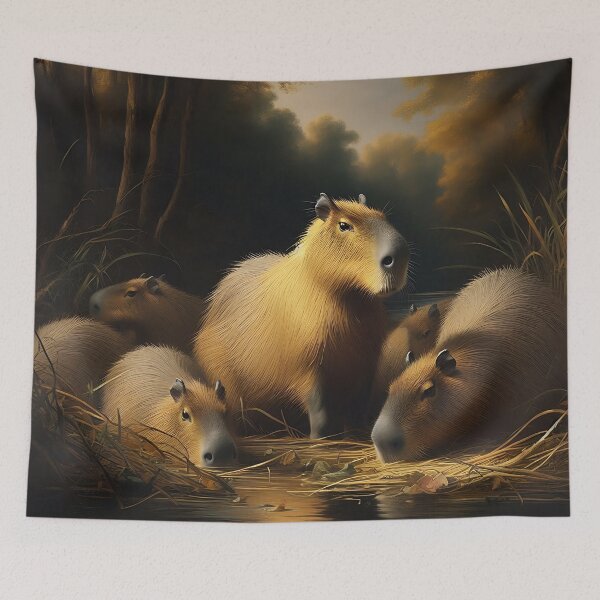 Item preview, Capybara Art #97 | Capybara Lovers designed and sold by ksgraphics222.