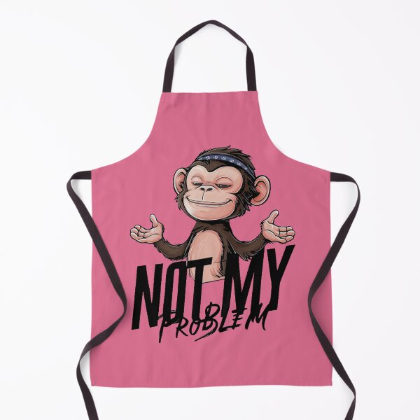 Item preview, Cheeky Monkey Says 'Not My Problem designed and sold by NiRia Spot.