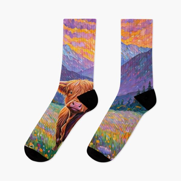 Item preview, Beautiful Highland cow and flowers designed and sold by Nolan6.