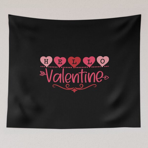 Item preview, Hello Valentine: Sweet and Simple Love Greeting designed and sold by CleanDecor.