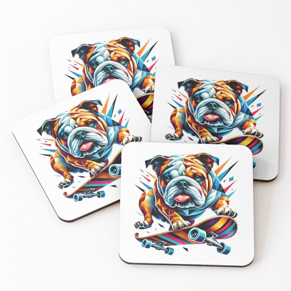 Item preview, Skateboarding Bulldog designed and sold by maistendencias.