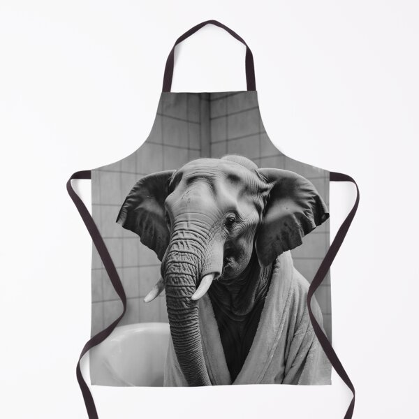 Item preview, Elephant in a Bathrobe Moment designed and sold by vk09.
