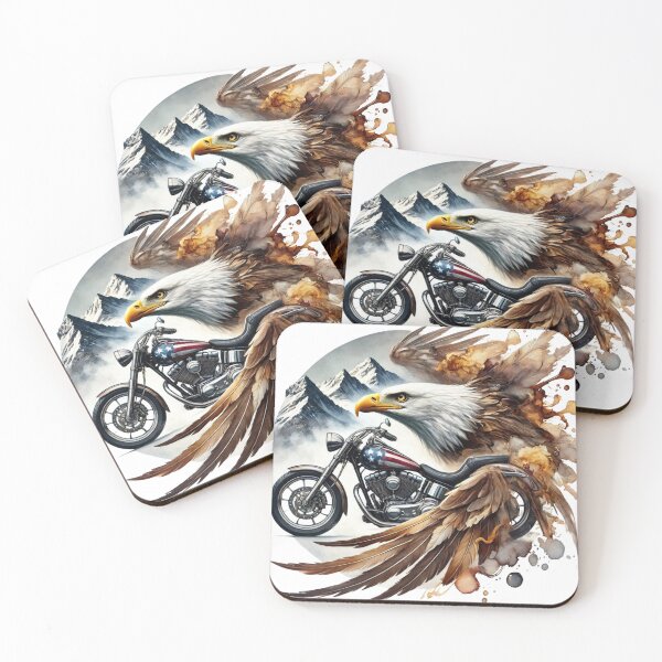 Item preview, Mystical Motorcycle Spirit Guide - Native American Inspired Art designed and sold by WildRideDesigns.