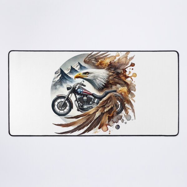 Artikelvorschau, Mystischer Motorrad-Geisterführer - Indianisch inspirierte Kunst entworfen und verkauft von WildRideDesigns.