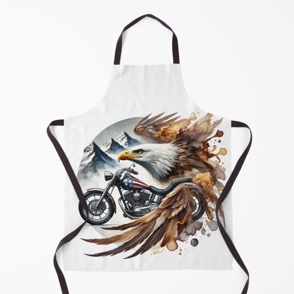 Aperçu de l'œuvre Guide spirituel mystique de la moto - Art inspiré des Amérindiens créée et vendue par WildRideDesigns.