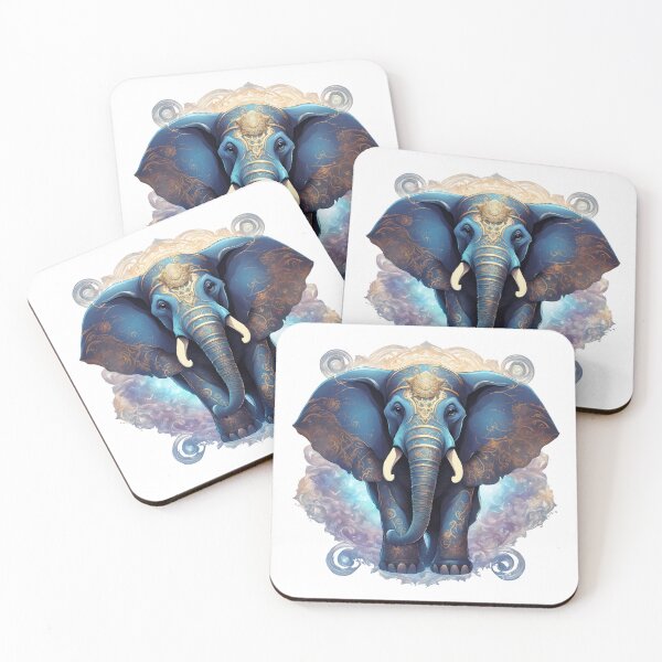 Item preview, Majestic Blue Elephant designed and sold by MystiqSlav.
