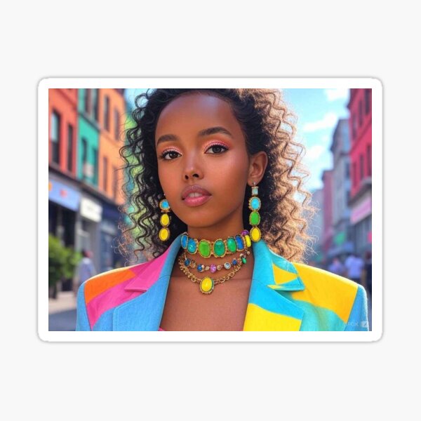 Aperçu de l'œuvre Vie urbaine colorée avec style urbain créée et vendue par ProffesionalArt.