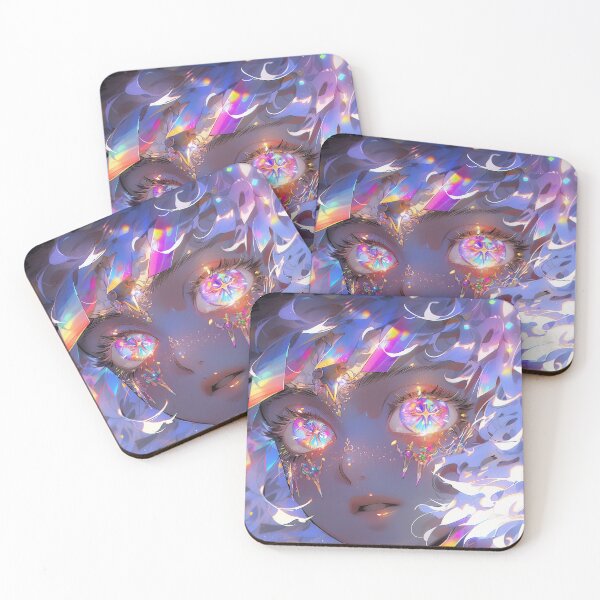 Item preview, Luminous Rainbow Prism Anime Girl designed and sold by bubblegoth.