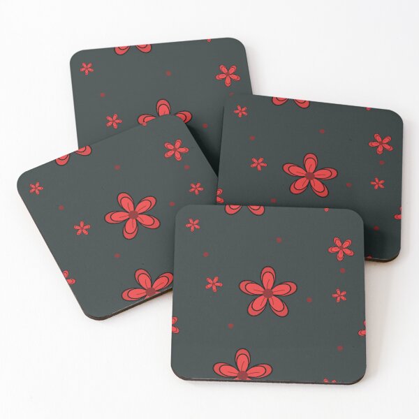 Item preview, Vibrant Red Blossoms Seamless Pattern designed and sold by Simplystik.