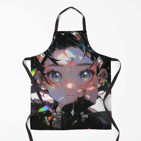 Item preview, Ethereal Sparkle Gem Anime Girl designed and sold by bubblegoth.