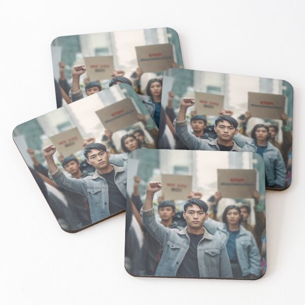 Item preview, Group of asian people protesting designed and sold by psychoshadow.