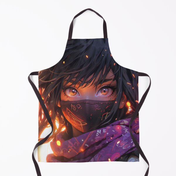 Item preview, Ninja Mask Anime Girl designed and sold by bubblegoth.