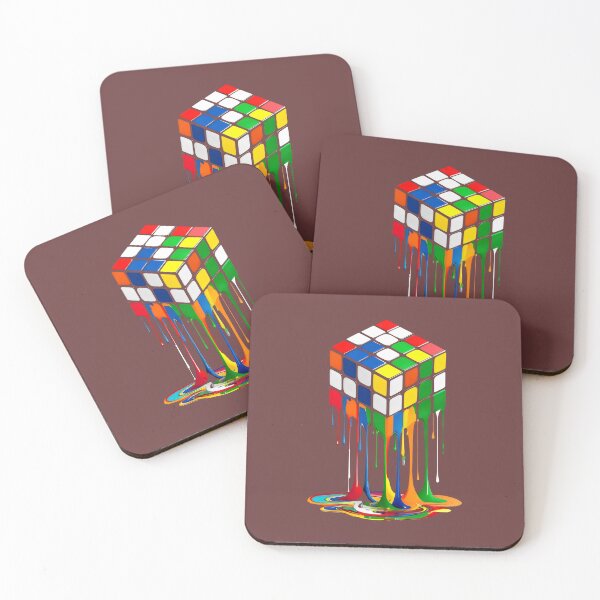 Item preview, Melting Rubik's Cube. designed and sold by MyHappyArtShop.