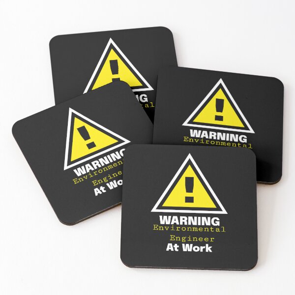 Item preview, Warning: Environmental Engineer at Work - Gift for engineer designed and sold by Kuuldiga.