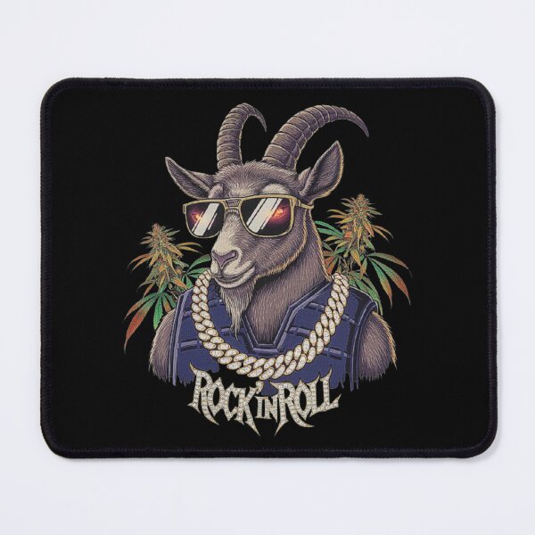 Item preview, Rock’n Roll Goat with Shades and Bling designed and sold by love3617.