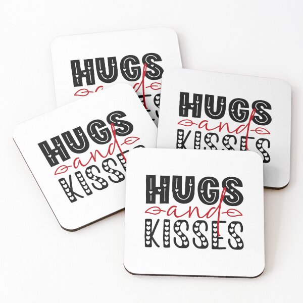 Item preview, Hugs and Kisses: Sweet and Heartwarming Valentine Design designed and sold by CleanDecor.