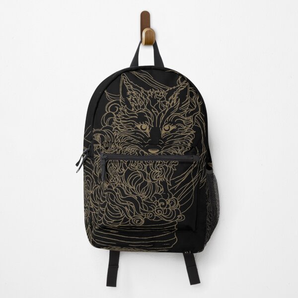 Item preview, Kitsune - Fox Spirit Animal - Gold Ink designed and sold by RowenaTmT.