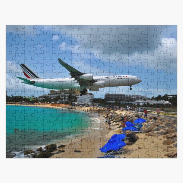 Maho Beach ,Sint maarten ,airport xmas ,birthday gift 2025 Jigsaw Puzzle
