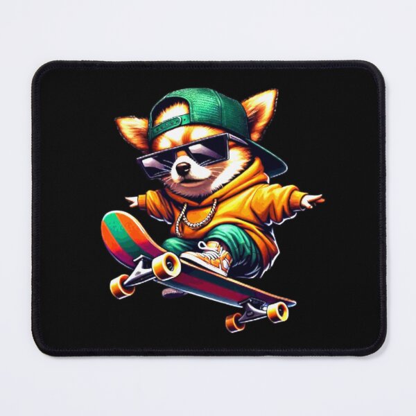 Item preview, Funny Chihuahua Skateboard Dog Skating Dog Lover Graphic designed and sold by Creat-Des.