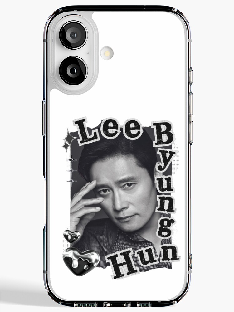 Lee Byung-hun Korean Actor Black and White Collage Design