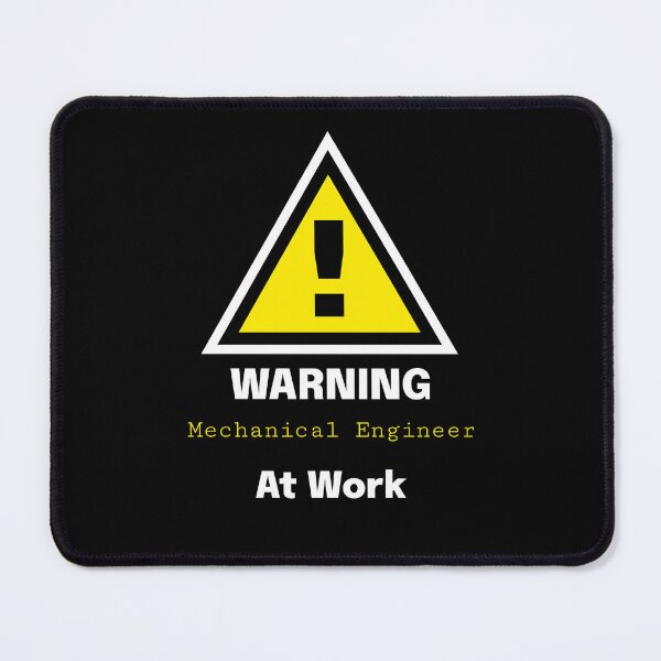 Item preview, Warning: Mechanical Engineer at Work - Gift for engineer designed and sold by Kuuldiga.