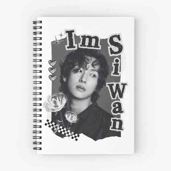 Item preview, Im Si-wan Korean Actor Black and White Collage Design ZE:A designed and sold by AJUNICE STUDIO.