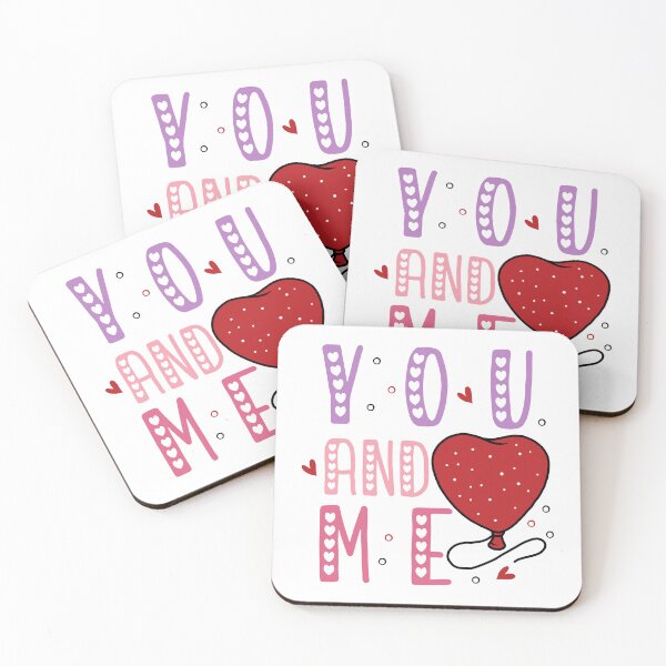 Item preview, You and Me: Romantic and Sweet Love Design designed and sold by CleanDecor.