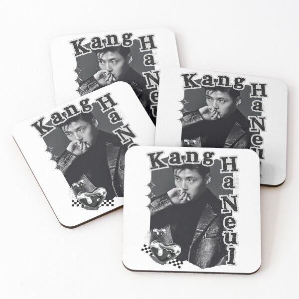 Item preview, Kang Ha-neul Korean Actor Black and White Collage Design designed and sold by AJUNICE STUDIO.