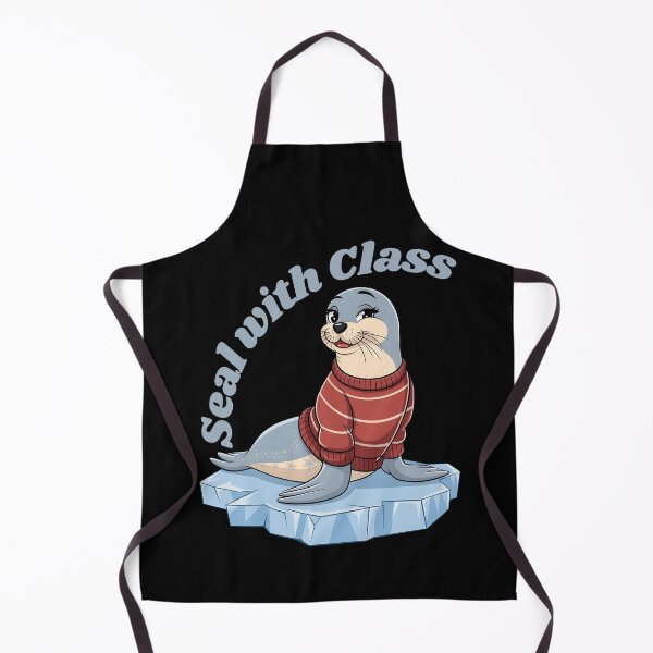Item preview, Cute Seal with Sweater on Iceberg - Seal with Class, Ice Bath   designed and sold by IceBathDESIGNS.