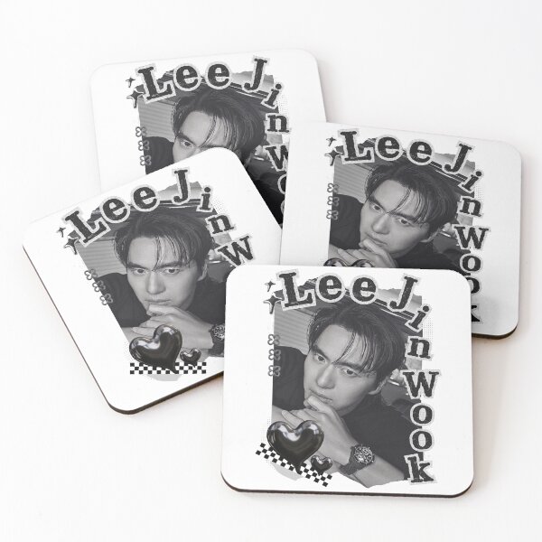 Item preview, Lee Jin-wook Korean Actor Black and White Collage Design designed and sold by AJUNICE STUDIO.