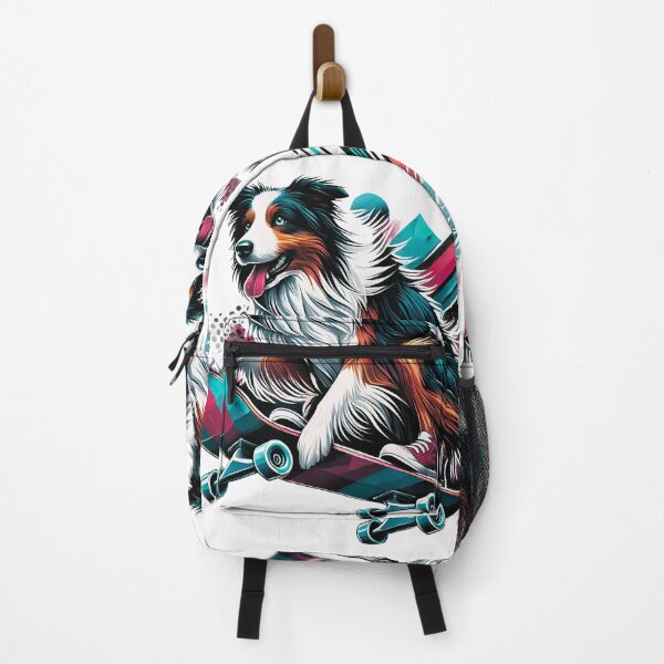 Item preview, Skateboarding Australian shepherd designed and sold by maistendencias.