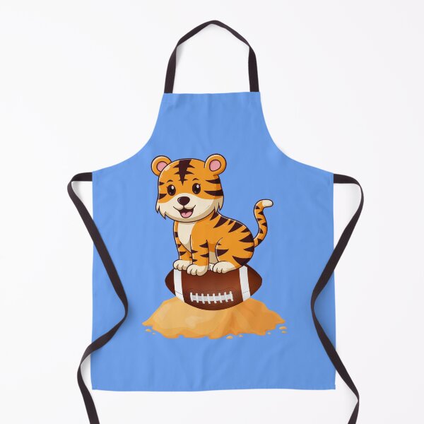 Item preview, Tiger sitting on a rugby ball designed and sold by SimpleUla.