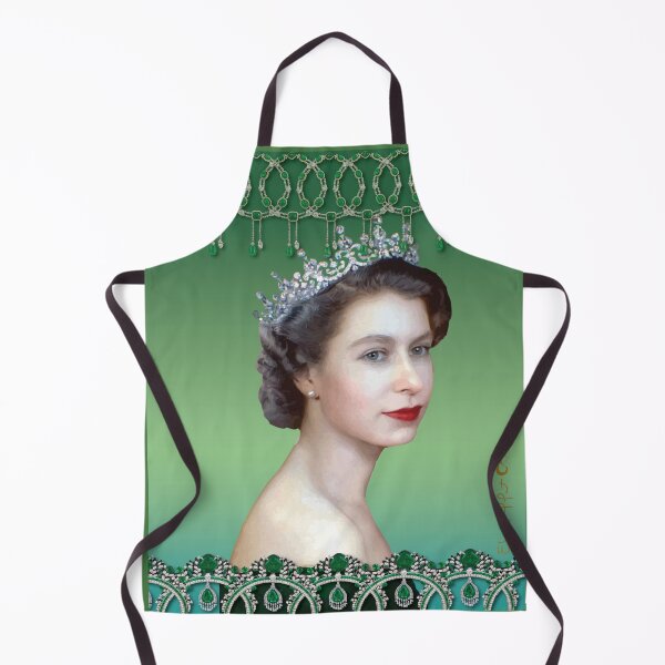 Item preview, QUEEN ELIZABETH II IN ROYAL EMERALDS designed and sold by EliotRaffit.