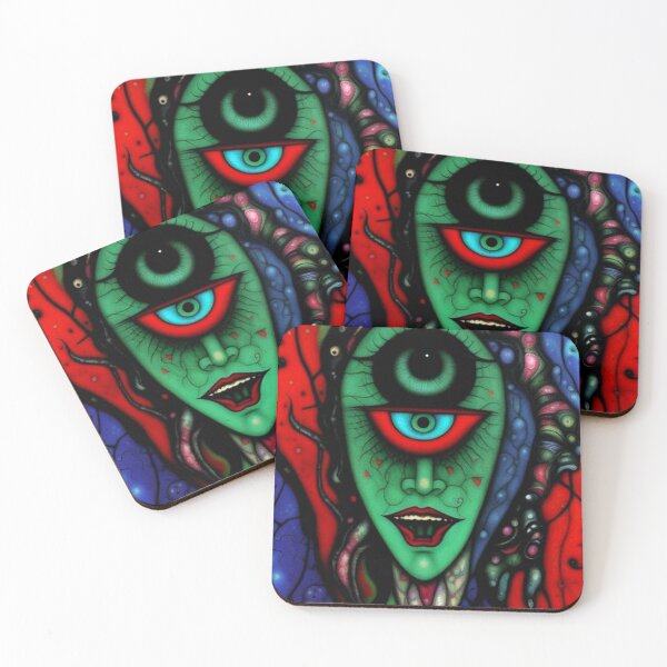Item preview, Abstract Alien Graffiti Art designed and sold by TheDarkWardrobe.