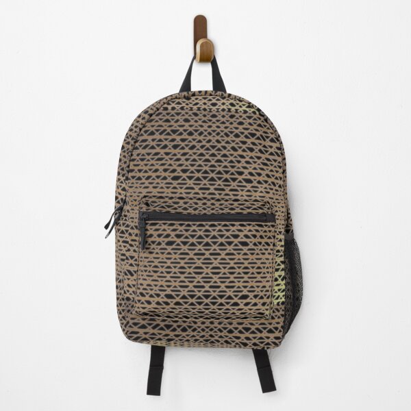 Item preview, metalic gold zigzag cage designed and sold by Artisfunforme.