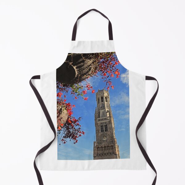 Item preview, Bruges Belfry with Flowers - Bruges, Belgium designed and sold by Photographic Memories.